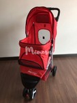 3-Wheel Pet Stroller Cat/Dog Easy Walk Foldable Travel Carrier (New) - 