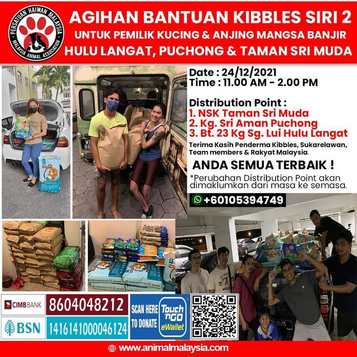 Agihan Siri Ke 2 Bantuan Kibbles Kepada Pemilik Ku..