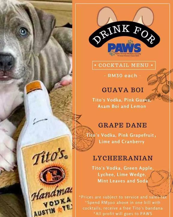 Day 2 Of Drinkforpaws With Titosvodka Musu.kl In S..