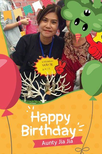 Hope. –. 3 Love. Wishing Our Founder — Aunty Jia..