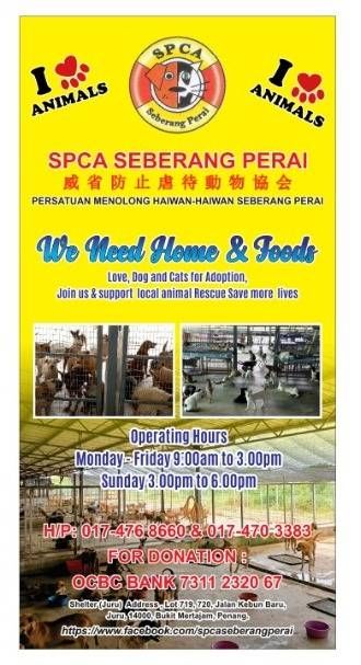 Dear Spca Seberang Perai Supporters,. We Appreciat..