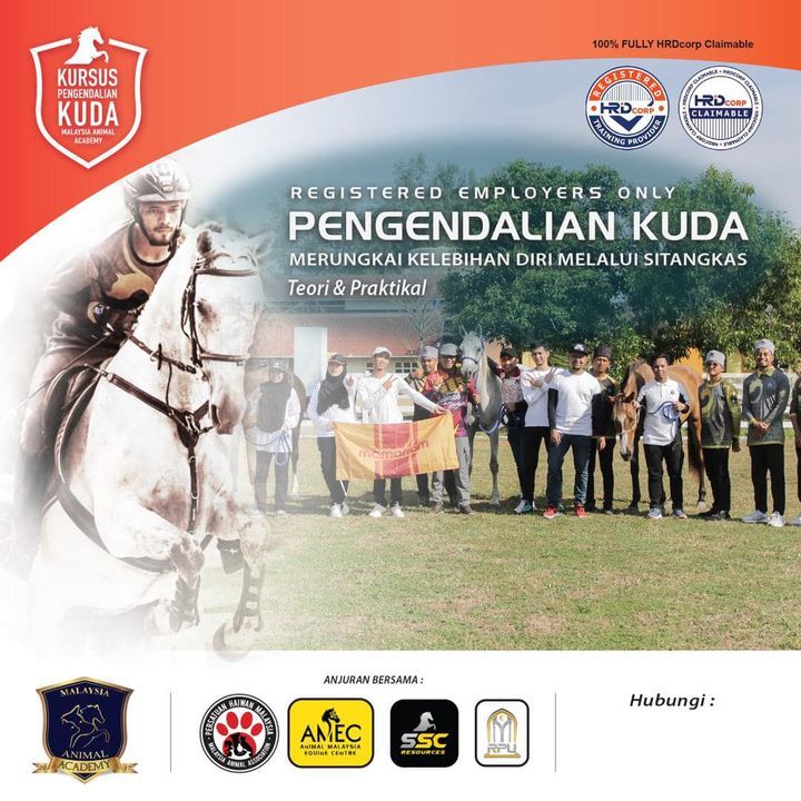 Kursus Pengendalian Kuda Anjuran Akademi Haiwan Ma..