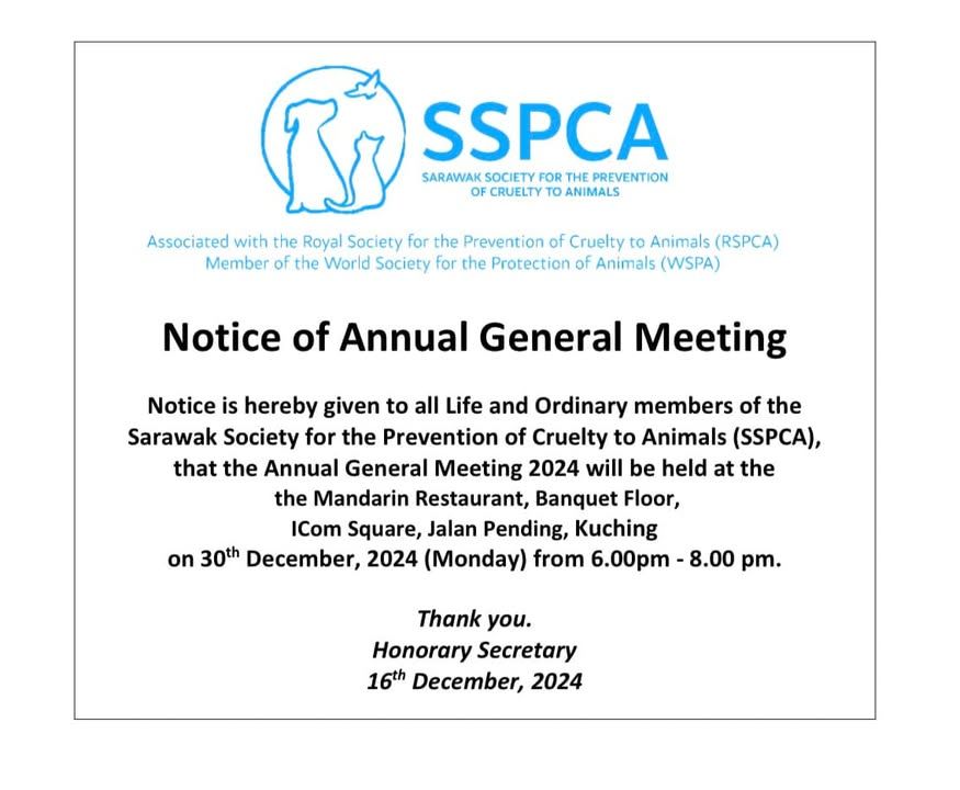 Notice Of Annual General Meeting. The Annual Gener..