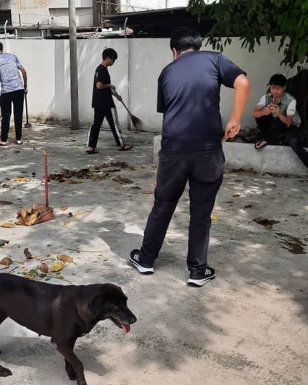 A Group Of Students From Usm Came Yesterday And He..