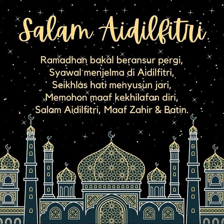 Selamat Hari Raya Aidilfitri Maaf Zahir Dan Batin…