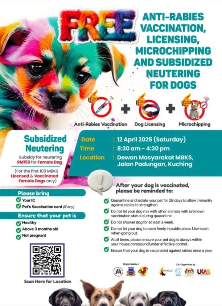 Free Dog Rabies Vaccination Event. Join Us This Sa..