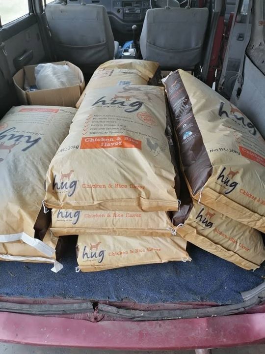 Donation From Tc Boy – 10 Packets Of Dog Food. Tha..