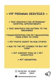 VIP PREMIUM PET TAXI SERVICES - 